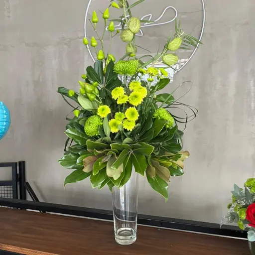 Arreglo de verde iris